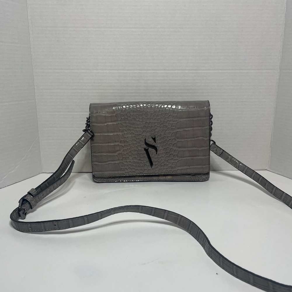 Vera Wang Gray Leena Envelope Crossbody Bag